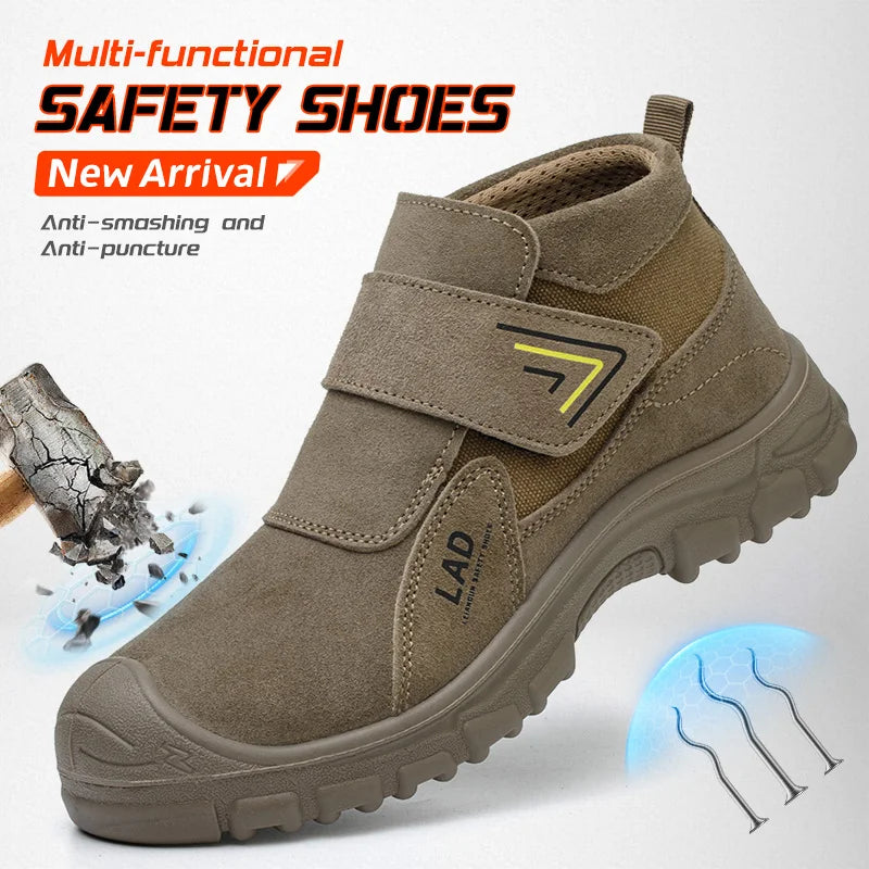 Leiandun Welding Boots – Steel Toe & Breathable