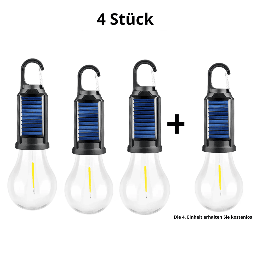 Camping & Emergency Lamp – Solar & USB Rechargeable
