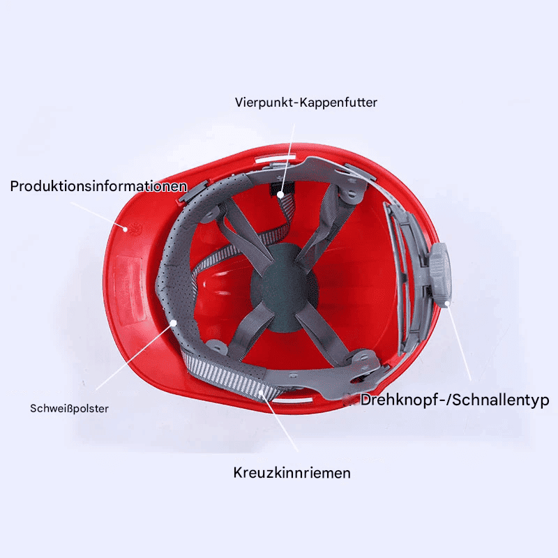 Safety Helmet with Reflectors – ABS, 3-Rib Design