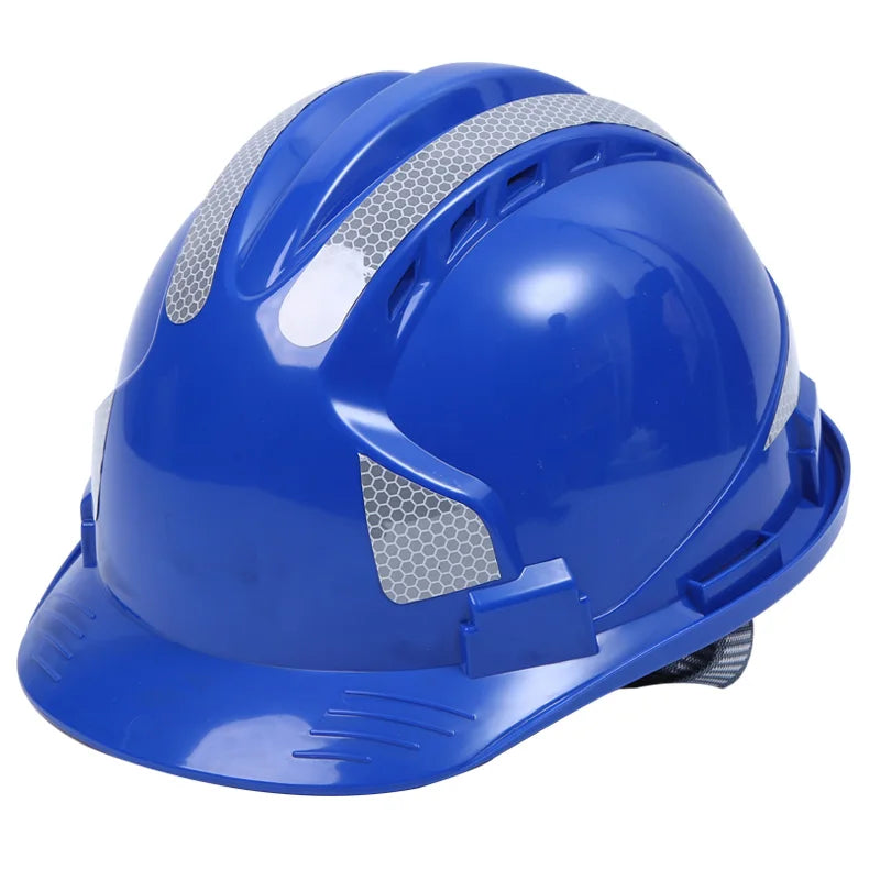 Safety Helmet with Reflectors – ABS, 3-Rib Design