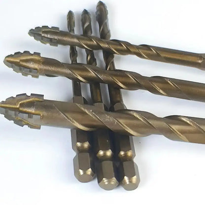 6-Piece Eccentric Drill Bit Set with Hex Shank