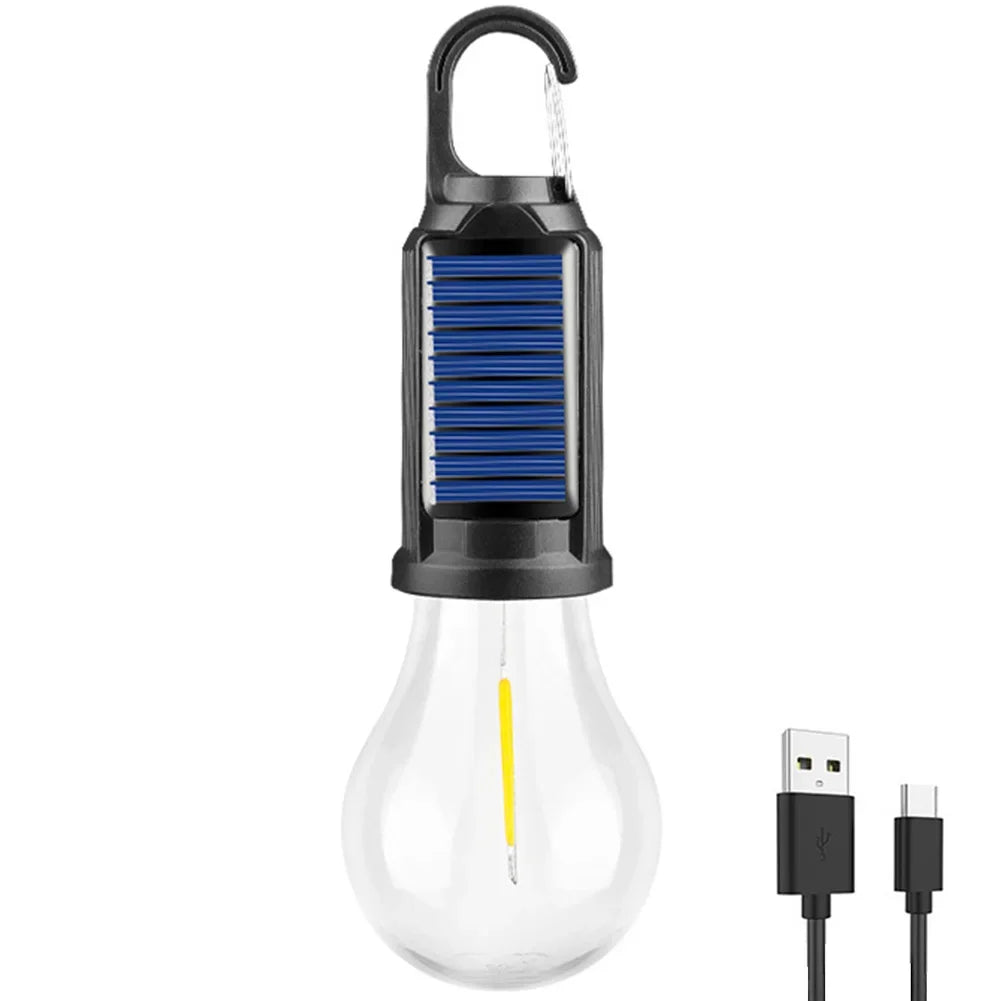 Camping & Emergency Lamp – Solar & USB Rechargeable