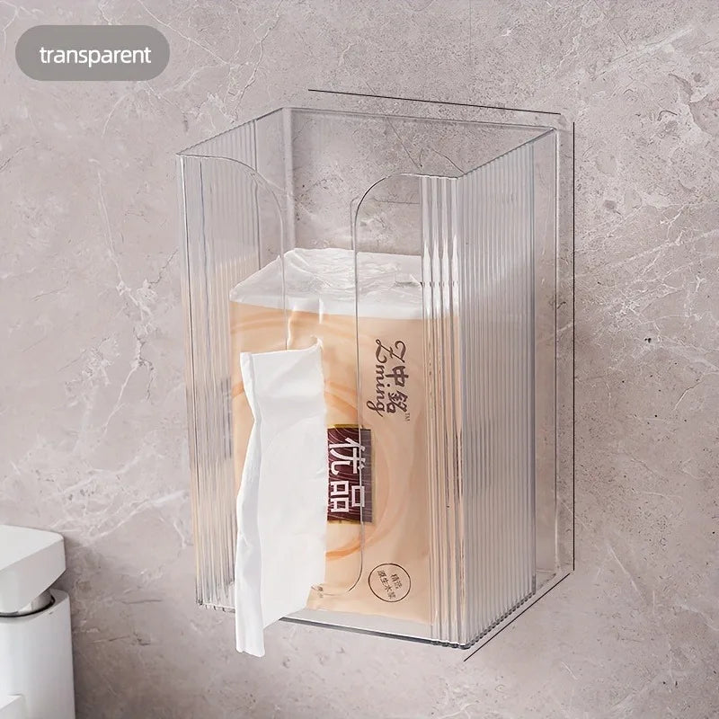 Multi-Functional Wall-Mounted Tissue & Storage Holder