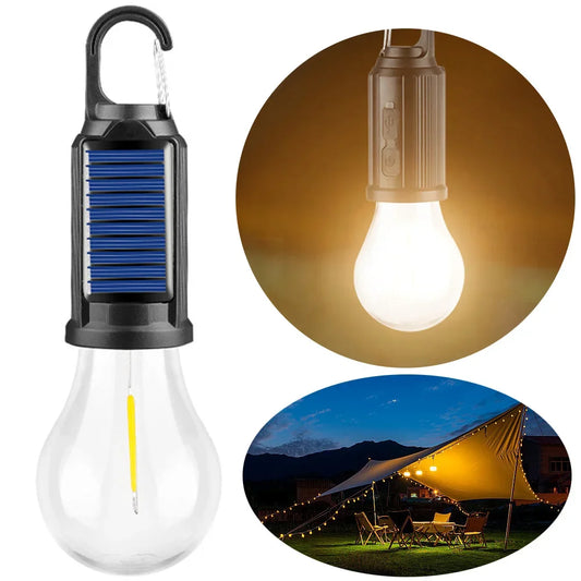 Camping & Emergency Lamp – Solar & USB Rechargeable