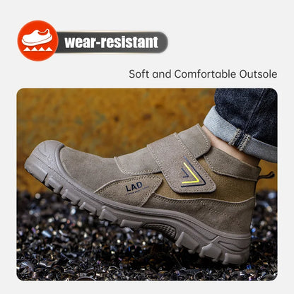 Leiandun Welding Boots – Steel Toe & Breathable