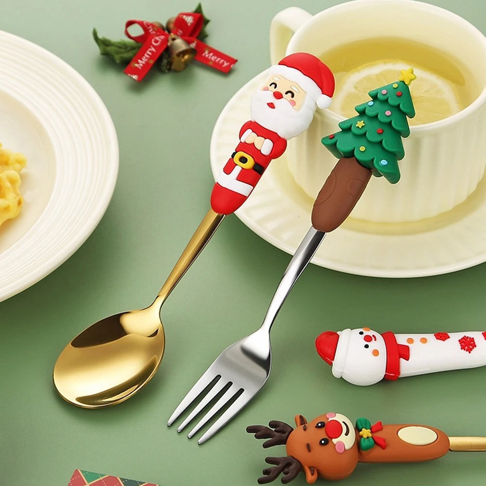 8-Piece Christmas Cutlery Set