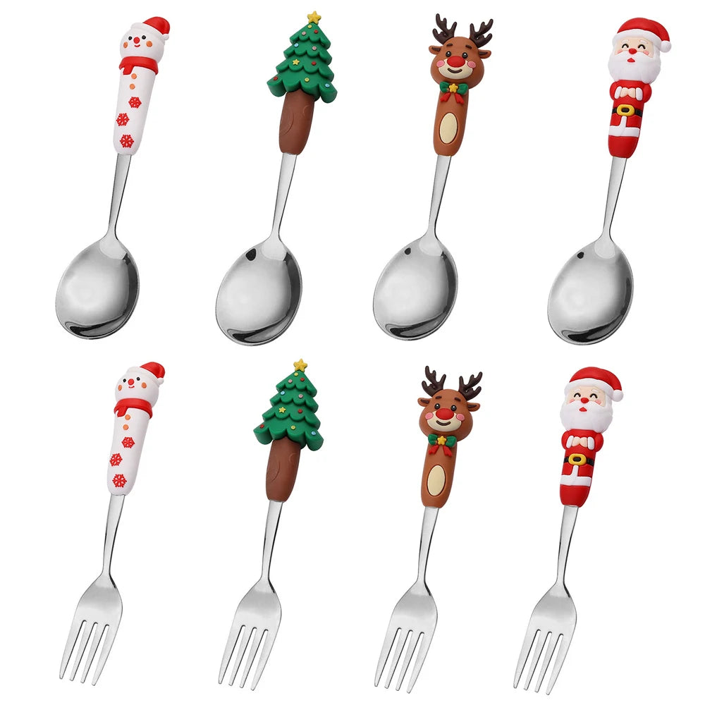 8-Piece Christmas Cutlery Set