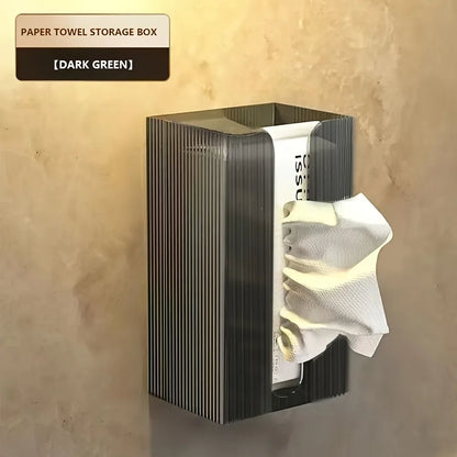 Multi-Functional Wall-Mounted Tissue & Storage Holder