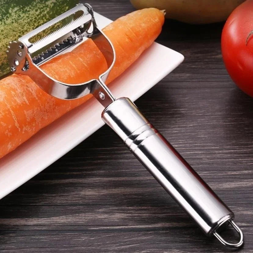 Stainless Steel Vegetable & Fruit Peeler & Slicer