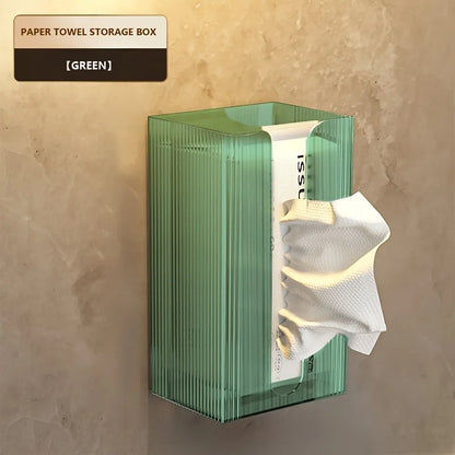 Multi-Functional Wall-Mounted Tissue & Storage Holder