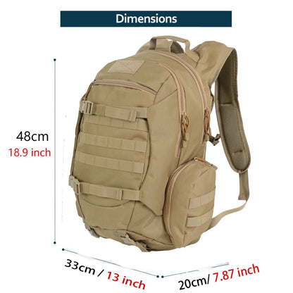 45L Waterproof Tactical Outdoor Backpack – Fishing, Hunting & Hiking Gear Bag