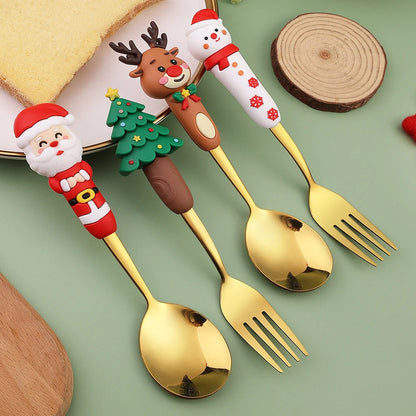 8-Piece Christmas Cutlery Set