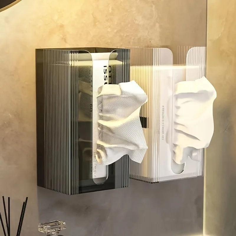 Multi-Functional Wall-Mounted Tissue & Storage Holder