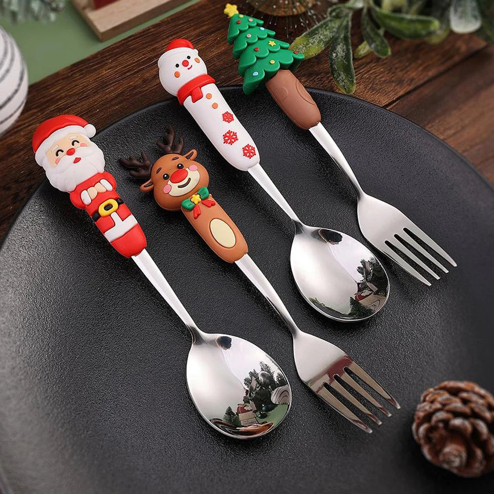 8-Piece Christmas Cutlery Set