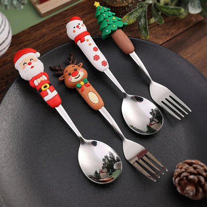 8-Piece Christmas Cutlery Set