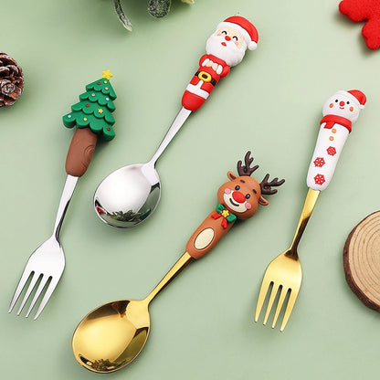 8-Piece Christmas Cutlery Set