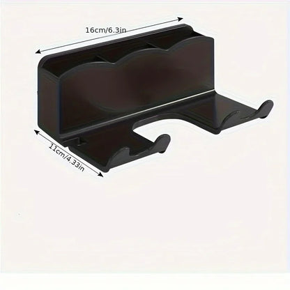 Wall-Mounted Hair Dryer Rack with Easy Installation