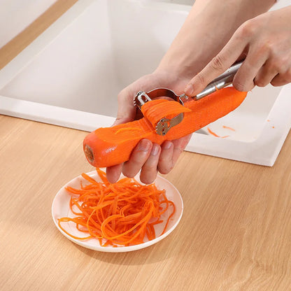 Stainless Steel Vegetable & Fruit Peeler & Slicer