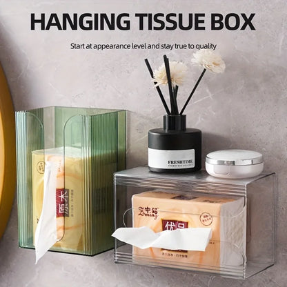 Multi-Functional Wall-Mounted Tissue & Storage Holder