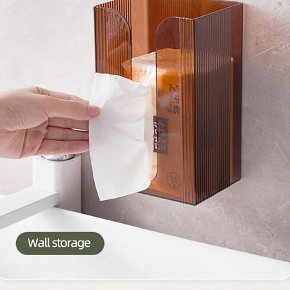 Multi-Functional Wall-Mounted Tissue & Storage Holder