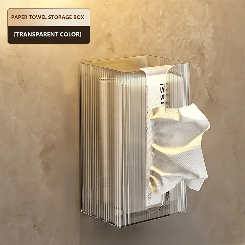 Multi-Functional Wall-Mounted Tissue & Storage Holder